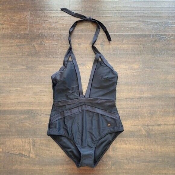 Ted Baker London Ralinda Triangle Cut Out Swimsuit‎ Size 12 Women - Picture 2 of 12